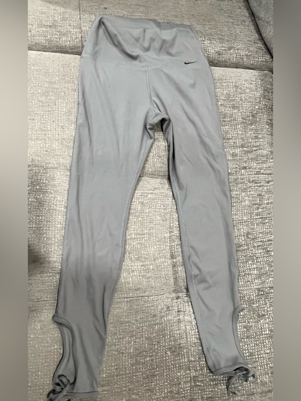Nike Light Gray Performance Leggings r34